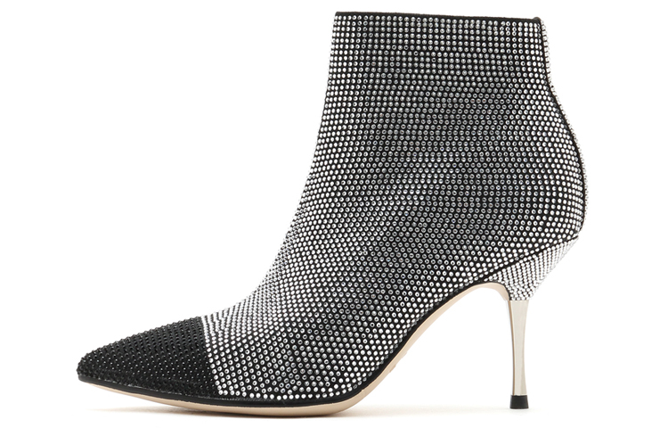 (Women) Staccato Pointed Toe High Heel Boots 'Fairy Dust Black' SZPEAX12DU1CD1