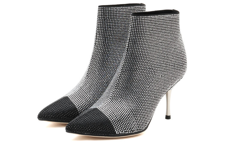 (W) Staccato Pointed Toe High Heel Boots 'Fairy Dust Black' 圖 3