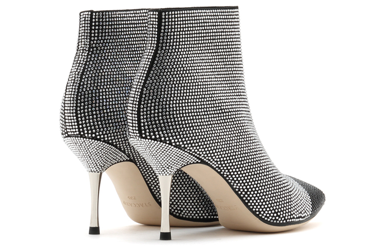 (W) Staccato Pointed Toe High Heel Boots 'Fairy Dust Black' 圖 4