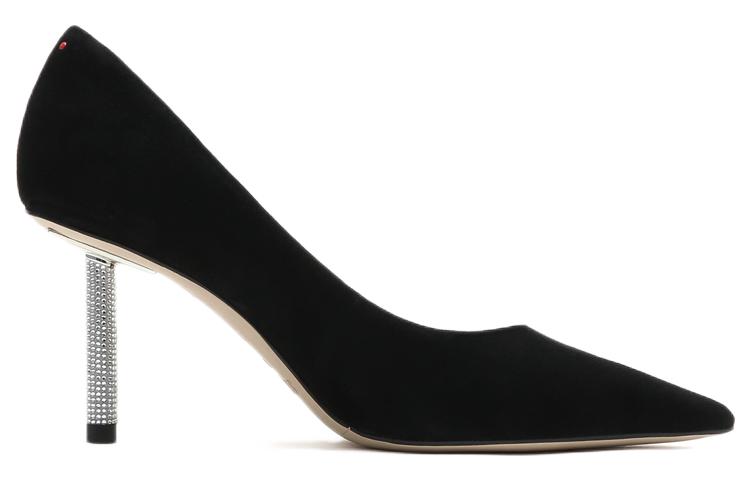 Order (W) Staccato Zapatos de Tacón Alto de Cuero Negro 'Moda Elegante' ED705CQ2A