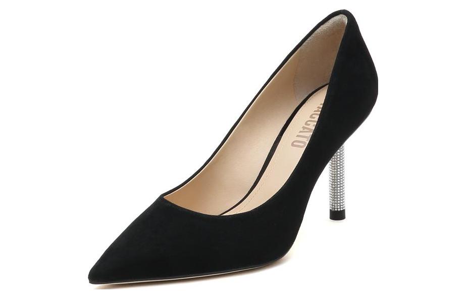 Lookbook (W) Staccato Zapatos de Tacón Alto de Cuero Negro 'Moda Elegante' ED705CQ2A