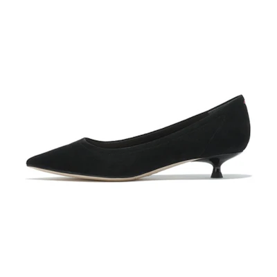 (W) Staccato Pointed Toe High Heels 'Black'