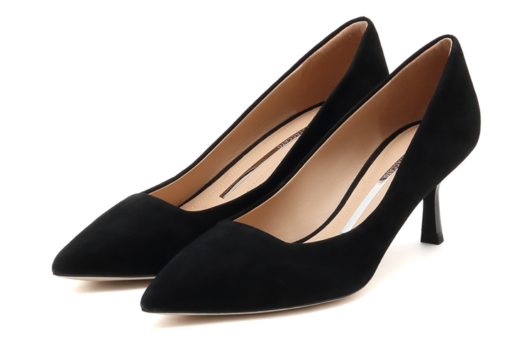 (W) Staccato Pointed Toe High Heels 'Black Wedding' 圖 3