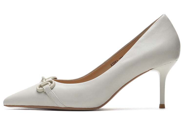 Buy (W) 思加图尖头高跟鞋“时尚白” S5RA3261DD3AQ1