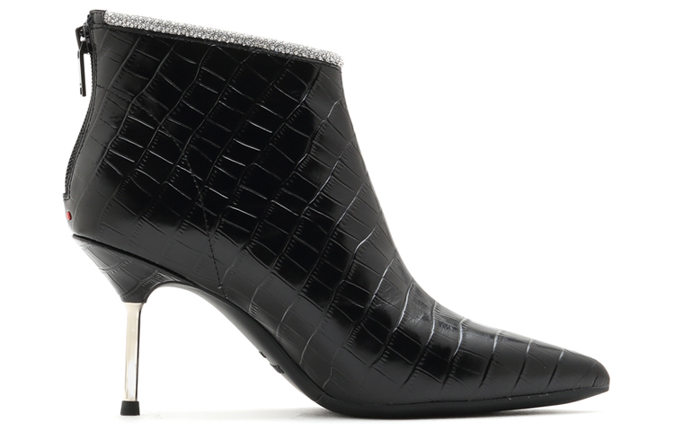 (W) Staccato Pointed Toe High Heels 'Trendy Casual Ankle Boot Black' 圖 2