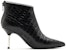 (W) Staccato Kasut Tumit Tinggi Runcing 'Boot Buku Lali Hitam Kasual Trendy' SZPECV02DU1DD1