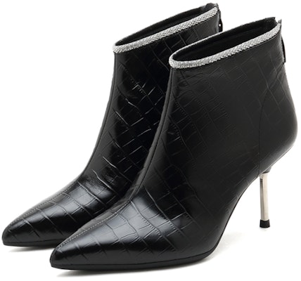 (W) Staccato Kasut Tumit Tinggi Runcing 'Boot Buku Lali Hitam Kasual Trendy' SZPECV02DU1DD1 Lookbook (W) Staccato Kasut Tumit Tinggi Runcing 'Boot Buku Lali Hitam Kasual Trendy' SZPECV02DU1DD1