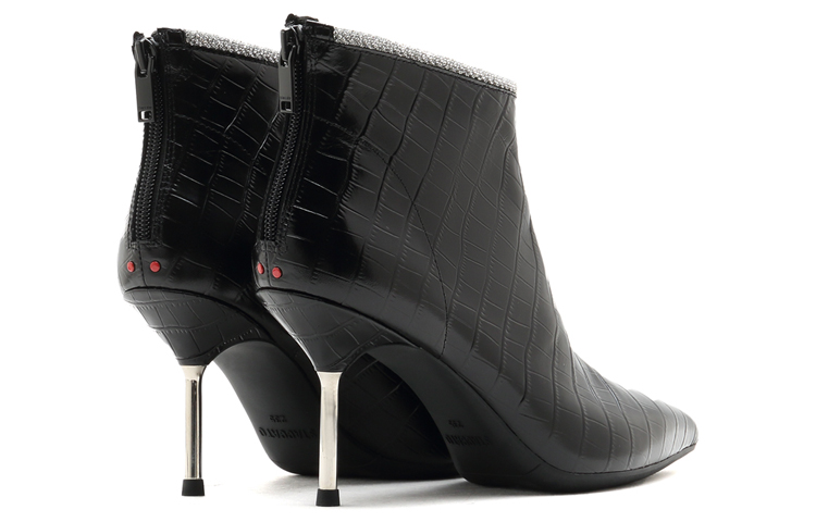 (W) Staccato Pointed Toe High Heels 'Trendy Casual Ankle Boot Black' 圖 4