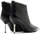 (W) Staccato Kasut Tumit Tinggi Runcing 'Boot Buku Lali Hitam Kasual Trendy' SZPECV02DU1DD1