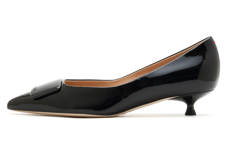 (Women) Staccato Pointed Toe Kitten Heel 'Black Wedding' SZP9ER48DU1CQ1