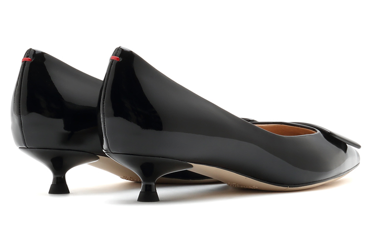 (W) Staccato Pointed Toe Kitten Heel 'Black Wedding' 圖 4