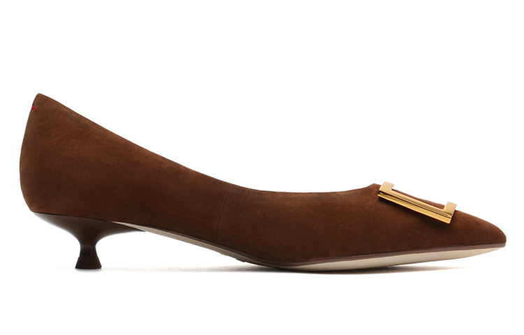 Order (W) Staccato Tumit Kucing Hujung Runcing 'Brown Wedding' SZP9ER49DT1CQ1