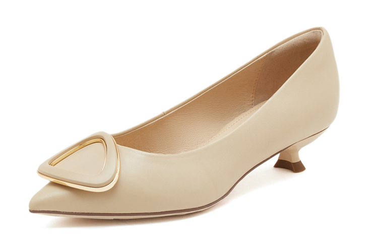 Order (W) Staccato Kasut Tumit Tinggi Runcing 'Sheepskin' 9ER57AQ3