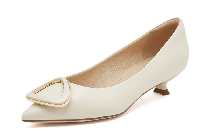 Shop (W) Staccato Kasut Tumit Tinggi Runcing 'Sheepskin' 9ER57AQ3