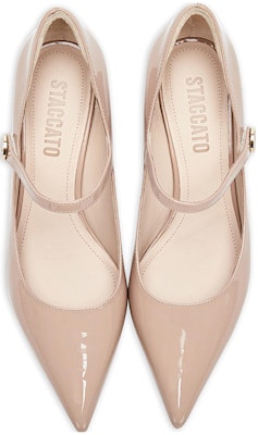 思加图Staccato 頭層牛皮 尖頭魔術貼 酒杯跟 高跟鞋 5cm 女款 Sizing 思加图Staccato 頭層牛皮 尖頭魔術貼 酒杯跟 高跟鞋 5cm 女款