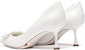 (W) Staccato Kasut Tumit Tinggi Kulit Klasik Tumit Runcing Slip-On ED367CQ3