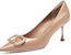 (W) Staccato Kasut Tumit Tinggi Kulit Klasik Tumit Runcing Slip-On ED367CQ3
