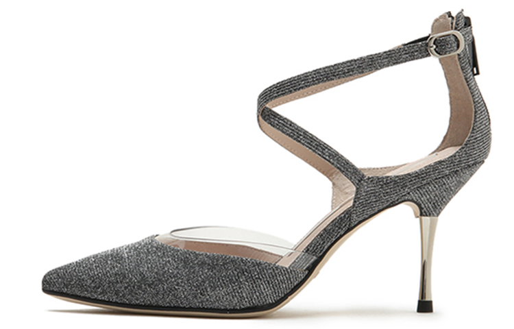 (Women) Staccato Pointed Toe Stiletto High Heels 'Silver Grey' SZPEAX07DP1AK1