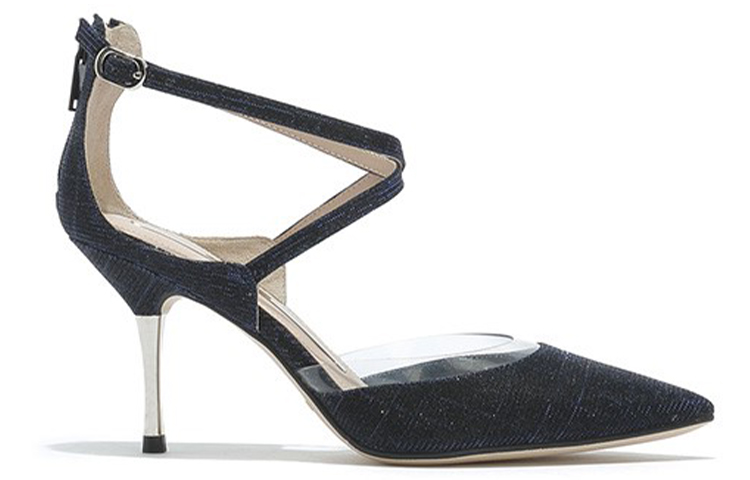 Order 思加圖 尖頭細跟高跟鞋 女款 藍色