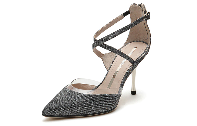 (W) Staccato Pointed Toe Stiletto High Heels 'Silver Grey' 圖 3