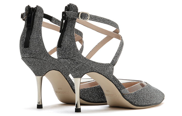 (W) Staccato Pointed Toe Stiletto High Heels 'Silver Grey' 圖 4