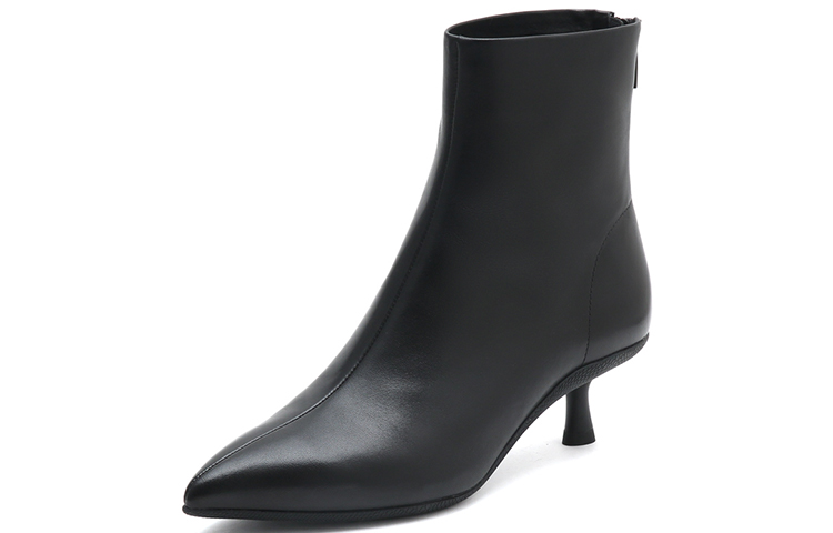 Sizing (W) Botas Stiletto Tobilleras con Cremallera y Punta Fina 'Temperamento' 9PV95DD2