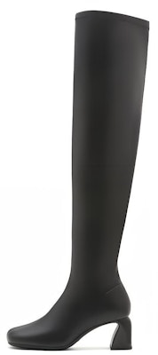 思加图Staccato PU復古方頭時尚高筒靴女款黑色 Buy 思加图Staccato PU復古方頭時尚高筒靴女款黑色