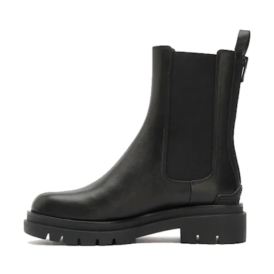 (W) Staccato Retro Chunky Chelsea Boot 'Black'