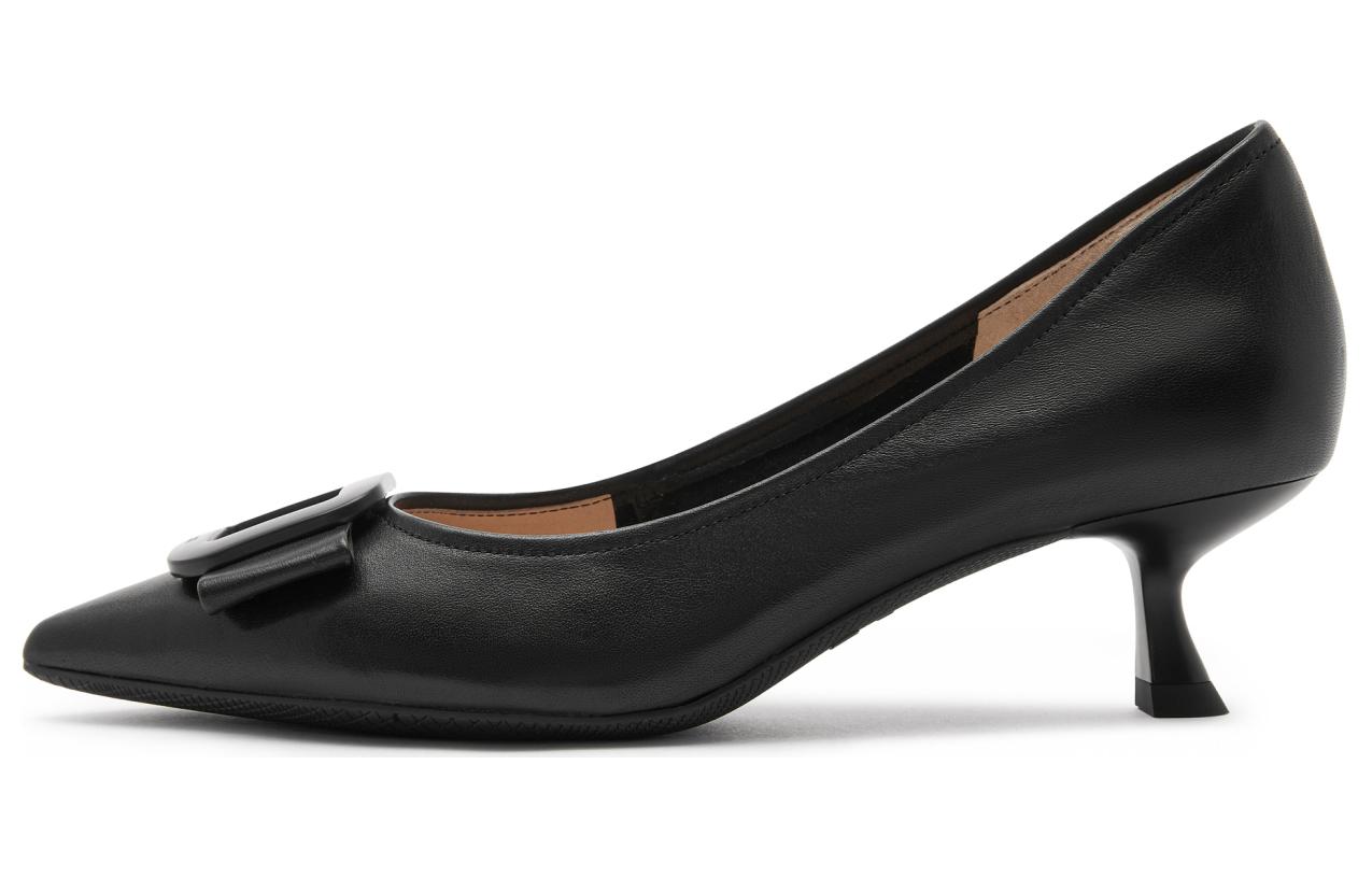 (Women) Staccato Retro Commuter Pointed Toe Leather Heels 5.5cm EGK20AQ4