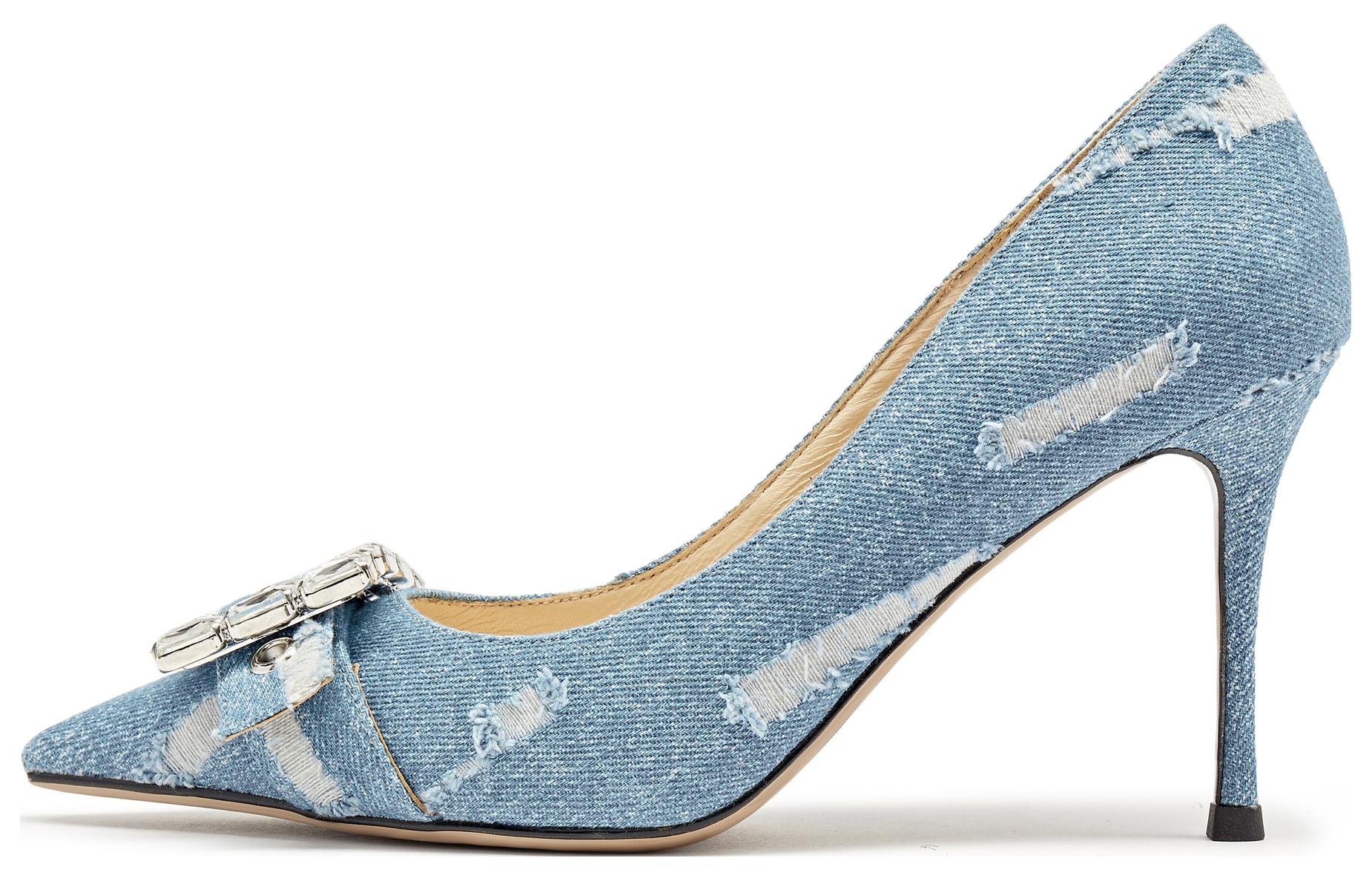 (Women) Staccato Retro French Pointed-Toe Flat 'High Heel 9cm' C7886CQ3