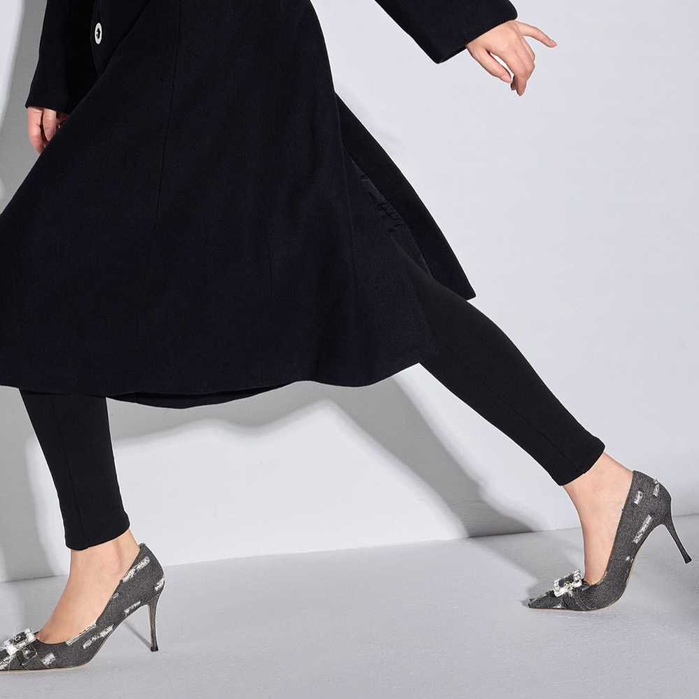 (W) Staccato Retro French Pointed-Toe Flat 'High Heel 9cm' 圖 12