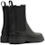 (Women) Staccato Retro Platform Chelsea Boots 'Black Velvet' SZP9YJ01RU1DZ0