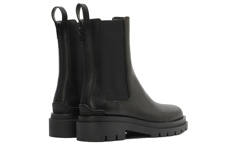 Shop (Women) Staccato Retro Platform Chelsea Boots 'Black Velvet' SZP9YJ01RU1DZ0