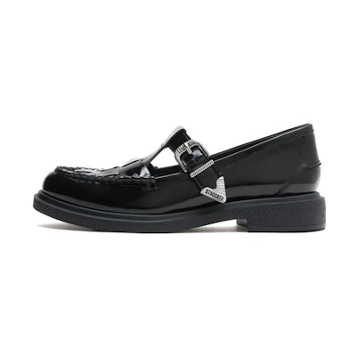 (W) Staccato Retro Roman Woven Flats 'First Layer Cowhide'