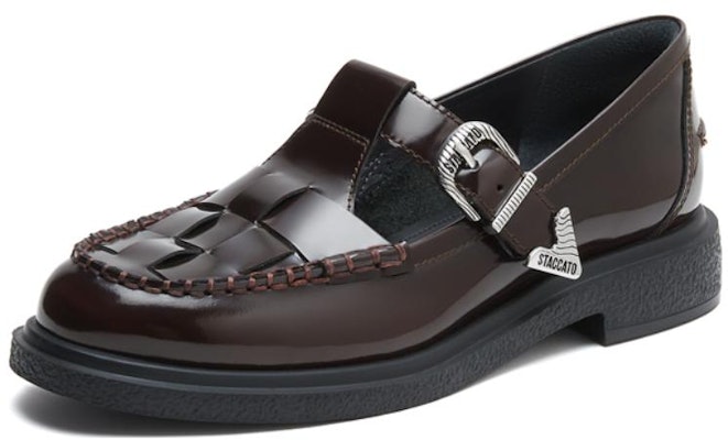 (Women) Staccato Retro Roman Woven Flats 'First Layer Cowhide' 9UL97AA3 Shop (Women) Staccato Retro Roman Woven Flats 'First Layer Cowhide' 9UL97AA3