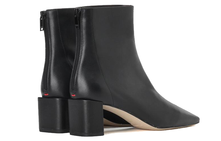 Shop (Women) Staccato Retro Square Toe Chunky Heel Bootie 'Black' SZP9UP05DU1DD0