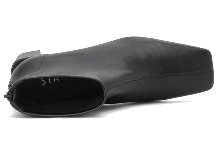 Purchase (Women) Staccato Retro Square Toe Chunky Heel Bootie 'Black' SZP9UP05DU1DD0
