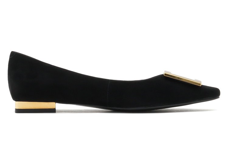 (W) Staccato Retro Square Toe Flats 'Commuter Black' 圖 2