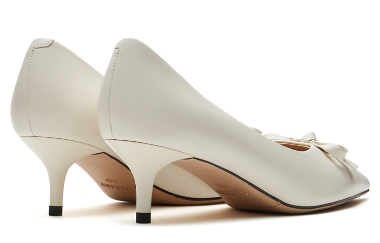 (W) Staccato Retro Versatile High-Heeled Casual 'White' 圖 4