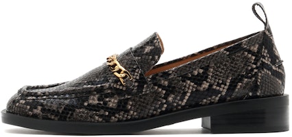 (Women) Staccato Retro Versatile Square Toe Loafer Flats 'Black Grey' SZPEBX01DP1CA1 (Women) Staccato Retro Versatile Square Toe Loafer Flats 'Black Grey' SZPEBX01DP1CA1