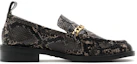 Order (W) Mocasines Planos Staccato Retro Versátiles Punta Cuadrada 'Negro Gris' SZPEBX01DP1CA1