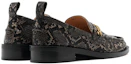 Shop (W) Mocasines Planos Staccato Retro Versátiles Punta Cuadrada 'Negro Gris' SZPEBX01DP1CA1