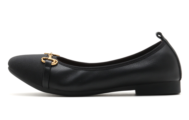 (Women) Staccato Round Toe Flats 'Black Breathable' S8FC8037DU1CQ1