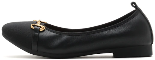 (Women) Staccato Round Toe Flats 'Black Breathable' S8FC8037DU1CQ1 (Women) Staccato Round Toe Flats 'Black Breathable' S8FC8037DU1CQ1