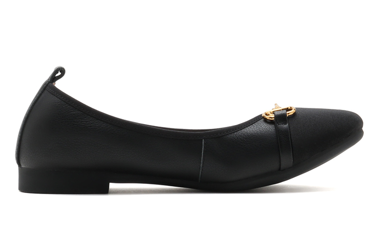 (W) Staccato Round Toe Flats 'Black Breathable' 圖 2