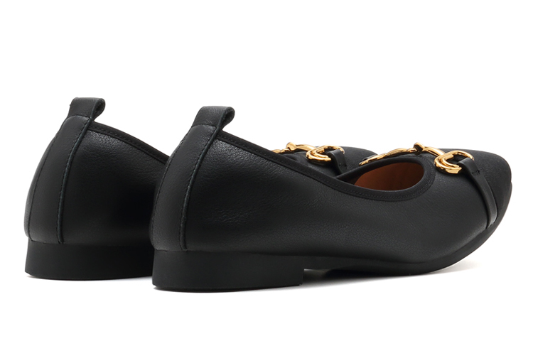 (W) Staccato Round Toe Flats 'Black Breathable' 圖 4