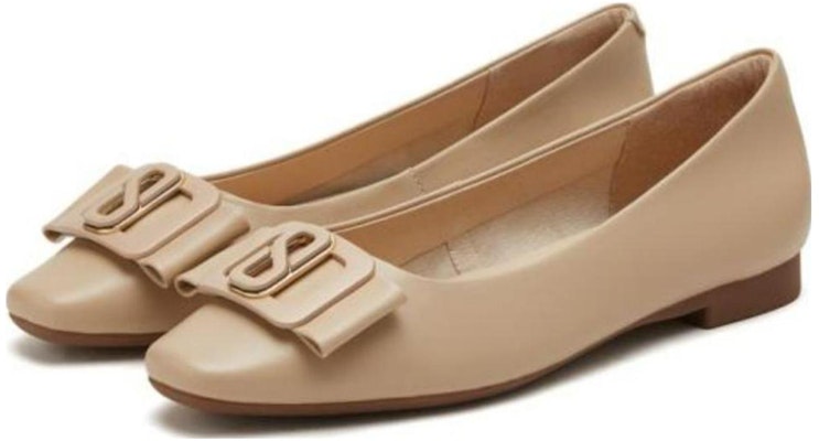 (W) Staccato Sheepskin Commuter Slip-On Flats 'Wanita' H1269AQ3 Order (W) Staccato Sheepskin Commuter Slip-On Flats 'Wanita' H1269AQ3