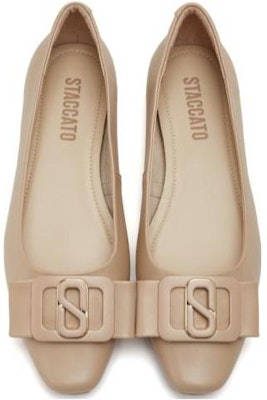 (W) Staccato Sheepskin Commuter Slip-On Flats 'Wanita' H1269AQ3 Shop (W) Staccato Sheepskin Commuter Slip-On Flats 'Wanita' H1269AQ3