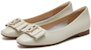 (W) Staccato Sheepskin Commuter Slip-On Flats 'Wanita' H1269AQ3