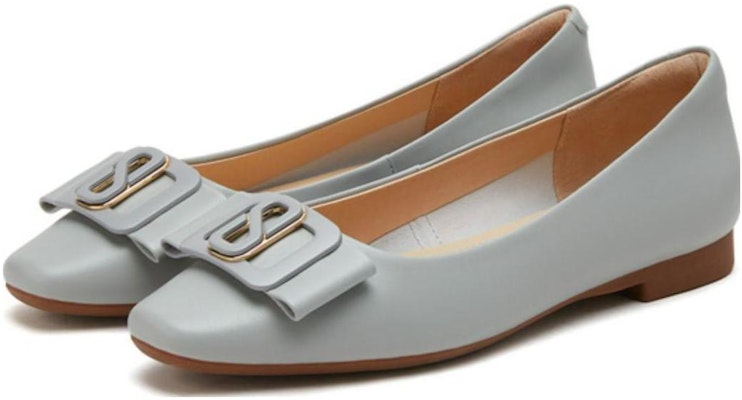 (W) Staccato Sheepskin Commuter Slip-On Flats 'Wanita' H1269AQ3 2